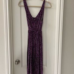 Liz Lange maternity purple dress nursing friendly